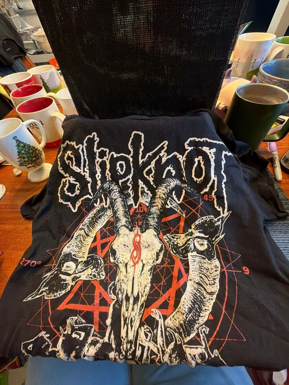 Slipknot 2021 North American Tour Goat Skull T-Shirt